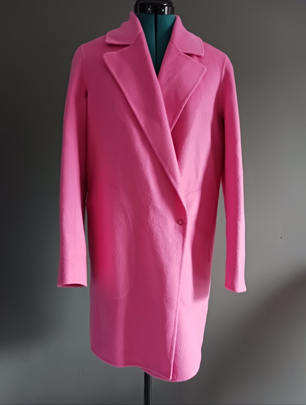 THEORY Clairene Pink Orchid Coat Size S